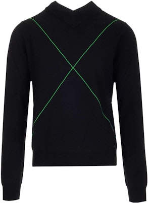 Bottega Veneta Black Striped Wool Knit Sweater SS22 697279V1Z101000 Buy Bottega Veneta Black Striped Wool Knit Sweater SS22 697279V1Z101000