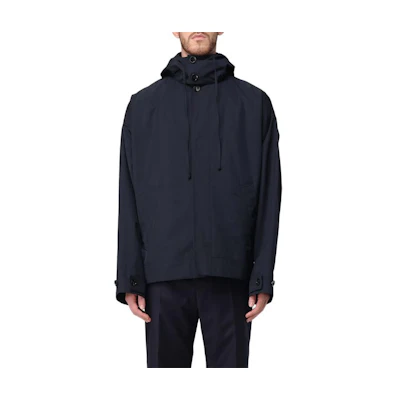 Bottega Veneta Blue Detachable Hood Zip Jacket Long Sleeve Outerwear 785253V4D704212