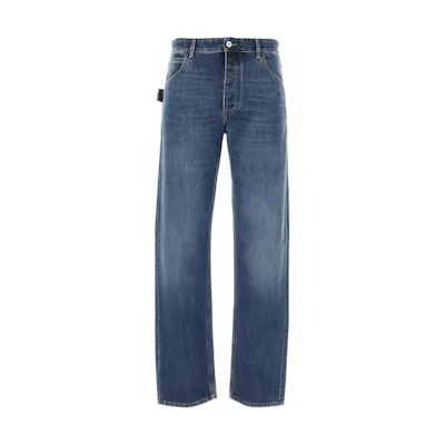 Bottega Veneta Blue Straight-Leg Denim Jeans 710238V2EN04715
