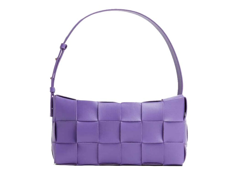 Bottega Veneta Brick Cassette Intreccio Purple