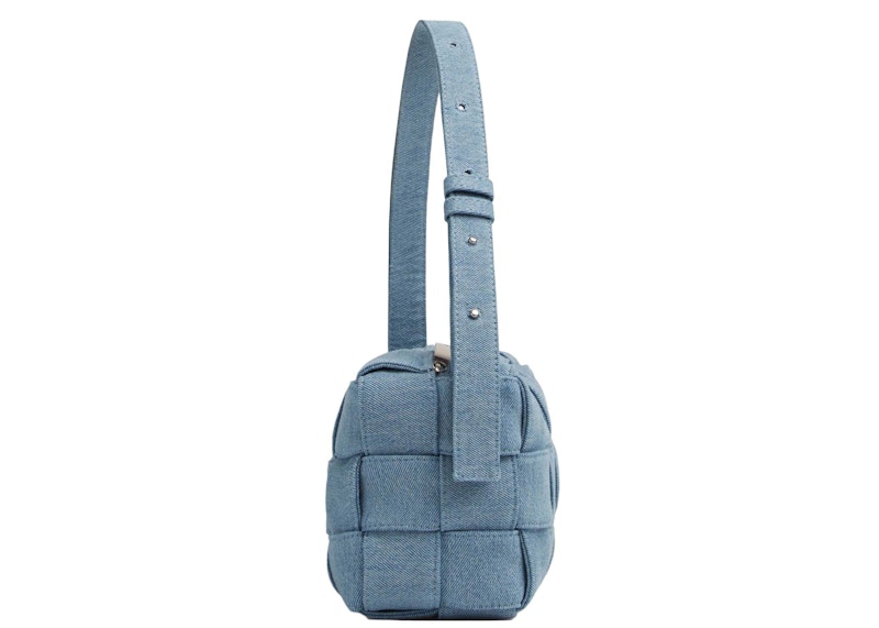 Order ボッテガ・ヴェネタ ブリックカセットショルダーバッグ インディゴウォッシュド