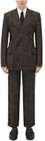 Bottega Veneta Brown Double-Breasted Blazer Jacket with Notched Lapel 780545V3OM01165 Bottega Veneta Brown Double-Breasted Blazer Jacket with Notched Lapel 780545V3OM01165