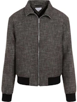 Bottega Veneta Brown Short Zip-Up Jacket with Collar 795928V4BZ01025 Bottega Veneta Brown Short Zip-Up Jacket with Collar 795928V4BZ01025