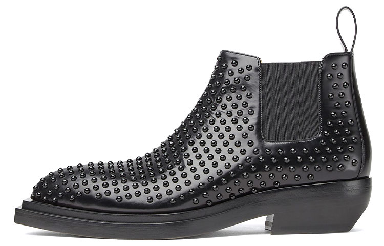 Bottega Veneta BV Bullet Chisel 'Black Leather Chelsea Boot' 667727V16Q01000