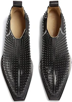 Lookbook Bottega Veneta BV Bullet Chisel 'Boots Chelsea Kulit Hitam' 667727V16Q01000