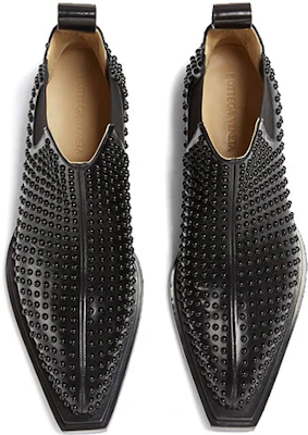 Bottega Veneta BV Bullet Chisel 'But Chelsea Kulit Hitam' 667727V16Q01000 Lookbook Bottega Veneta BV Bullet Chisel 'But Chelsea Kulit Hitam' 667727V16Q01000