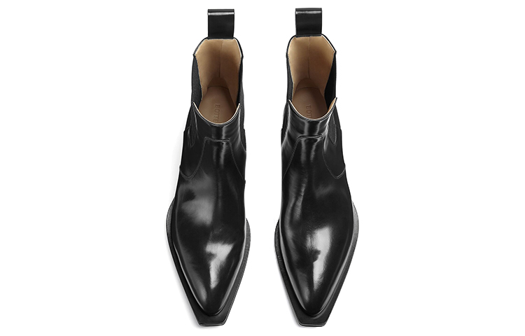 Bottega Veneta BV Chisel Chelsea Boot 'Black Leather' 圖 4