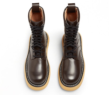 Bottega Veneta The Bounce Leather Boots Brown 651260V00H02062 Lookbook Bottega Veneta The Bounce Leather Boots Brown 651260V00H02062