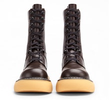 葆蝶家 The Bounce 棕色皮革靴子 651260V00H02062 Shop 葆蝶家 The Bounce 棕色皮革靴子 651260V00H02062