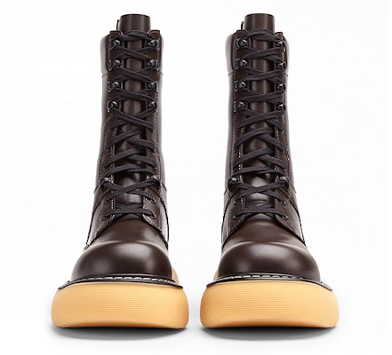 Bottega Veneta The Bounce Leather Boots Brown 651260V00H02062 Shop Bottega Veneta The Bounce Leather Boots Brown 651260V00H02062