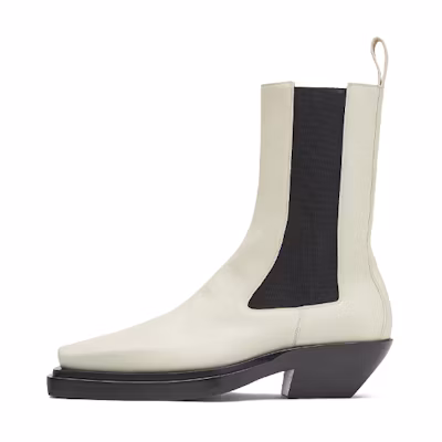 Bottega Veneta BV Lean Chelsea Boot 'Black White Leather'