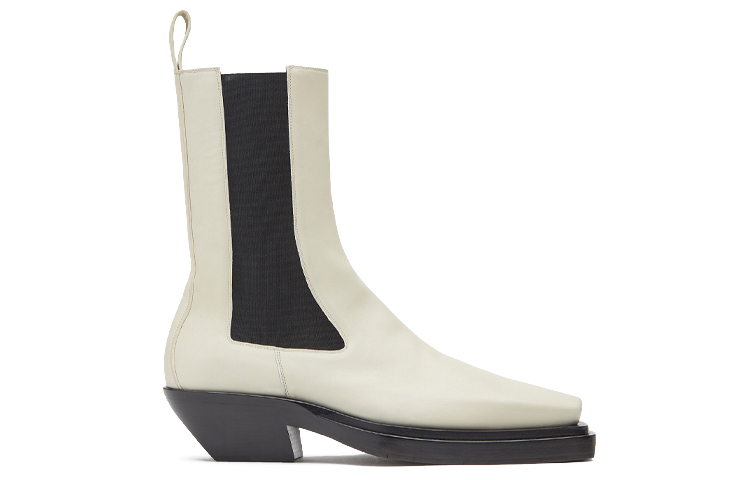 Bottega Veneta BV Lean Chelsea Boot 'Black White Leather' 圖 2