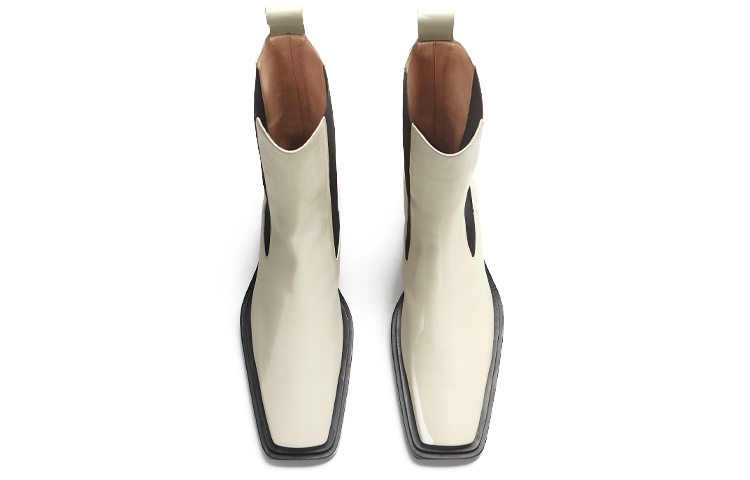 Bottega Veneta BV Lean Chelsea Boot 'Black White Leather' 圖 3