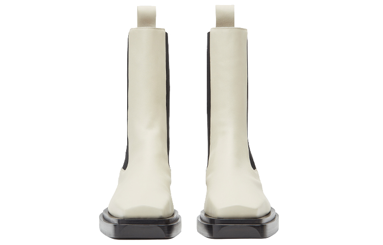 Bottega Veneta BV Lean Chelsea Boot 'Black White Leather' 圖 4