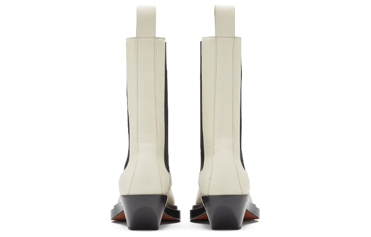 Bottega Veneta BV Lean Chelsea Boot 'Black White Leather' 圖 5