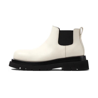Bottega Veneta BV Lug Chelsea Boot 'Black White'