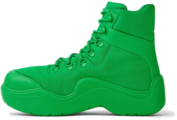 Bottega Veneta 葆蝶家 BV Puddle Bomber 科技面料 繫帶工裝短靴 綠色 Buy Bottega Veneta 葆蝶家 BV Puddle Bomber 科技面料 繫帶工裝短靴 綠色