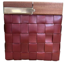 Bottega Veneta BV Snap Clutch Bag Rust Bottega Veneta BV Snap Clutch Bag Rust
