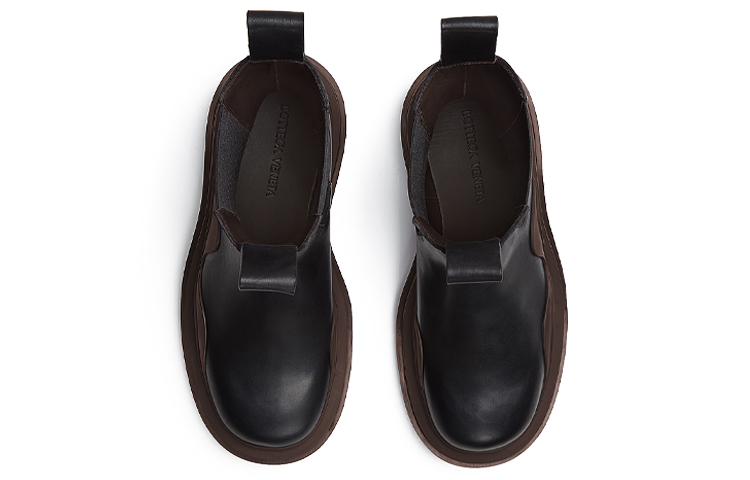 Bottega Veneta BV Tire 'Black Brown Chelsea Boot' 圖 3