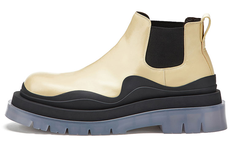 Bottega Veneta BV Tire Boots 'Transparent Sole - Beige'