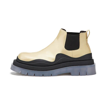 Bottega Veneta BV Tire Boots 'Transparent Sole - Beige'