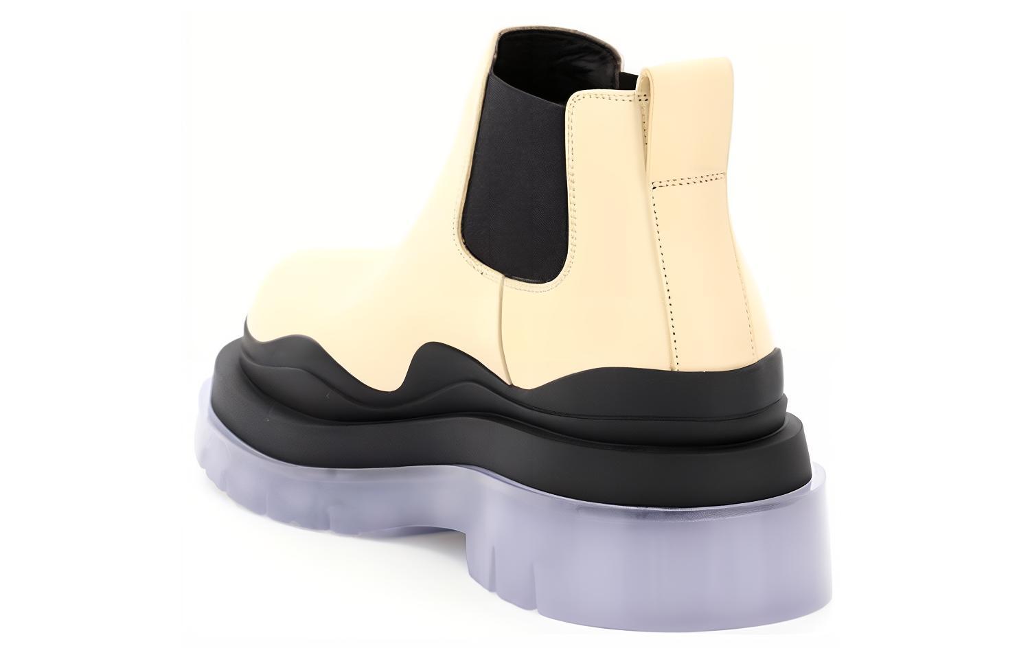 Bottega Veneta BV Tire Boots 'Transparent Sole - Beige' 圖 4