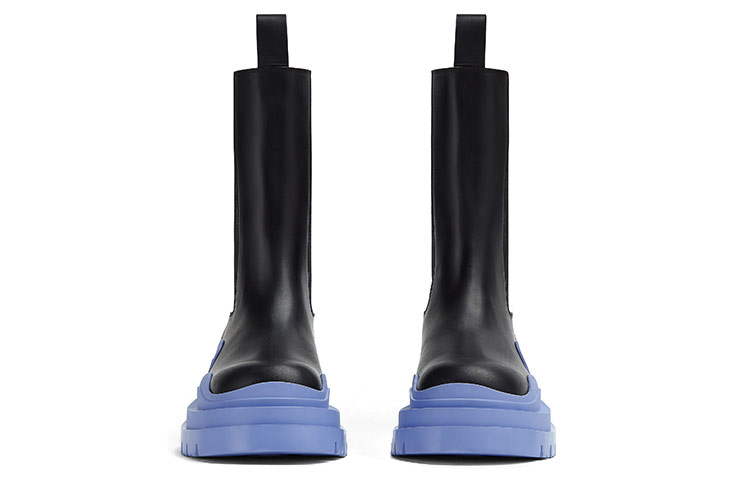 Bottega Veneta BV Tire Chelsea Boot 'Black Blue' 圖 3