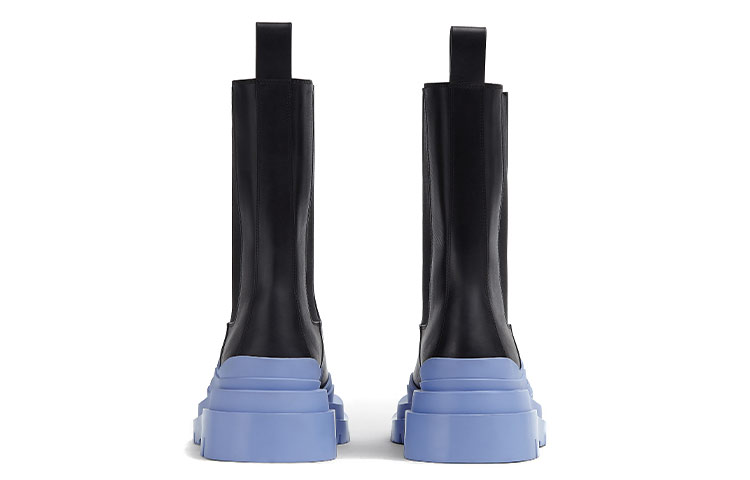 Bottega Veneta BV Tire Chelsea Boot 'Black Blue' 圖 5