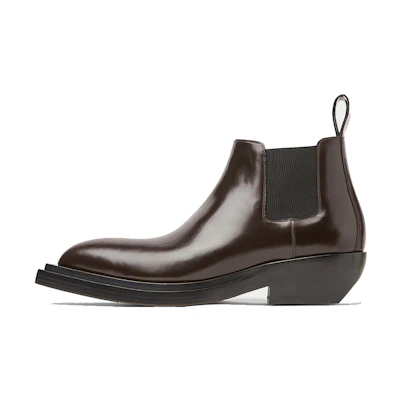 Bottega Veneta BV Tire Chelsea Boots 'Dark Chocolate'