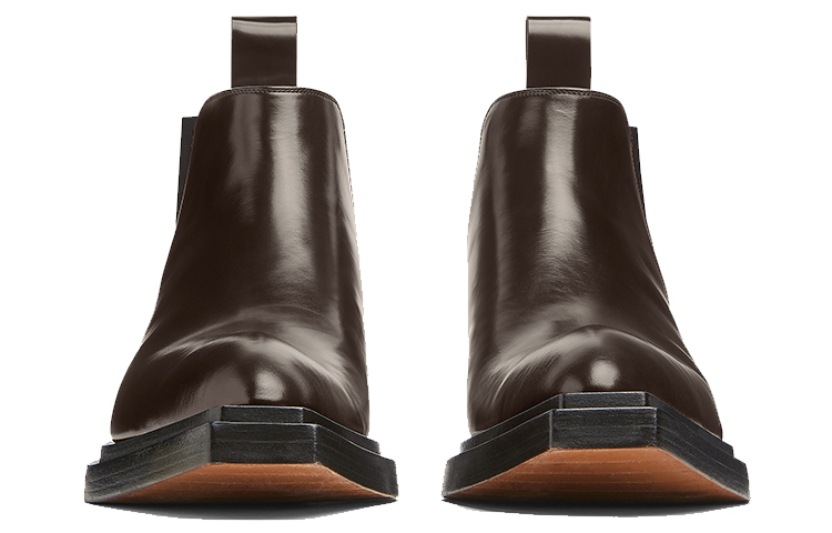 Bottega Veneta BV Tire Chelsea Boots 'Dark Chocolate' 圖 2