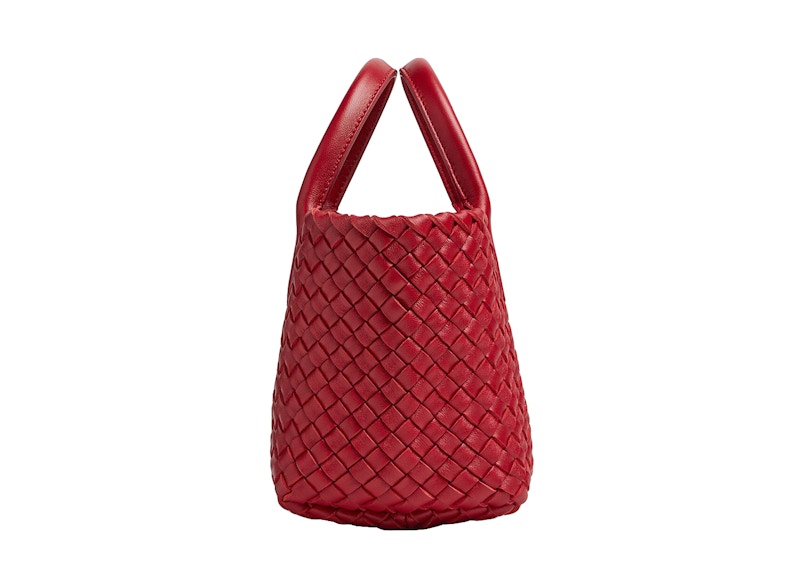 Order Bottega Veneta Cabat Intreccio Bolsa Tote Mini Apple Candy