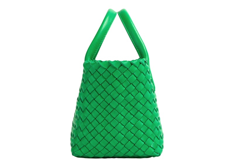 Order Tas Bottega Veneta Cabat Intreccio Tote Mini Parakeet