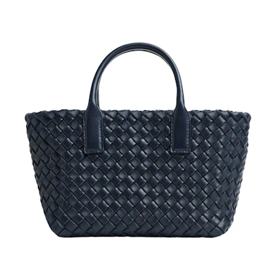 Bottega Veneta Cabat Intreccio Tote Bag Mini Space