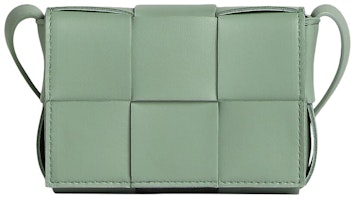 Bottega Veneta Candy Cassette Crossbody Bag Mini Intreccio New Sauge Bottega Veneta Candy Cassette Crossbody Bag Mini Intreccio New Sauge