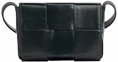 Bottega Veneta Candy Cassette Crossbody Bag Mini Intreccio Inkwell Bottega Veneta Candy Cassette Crossbody Bag Mini Intreccio Inkwell