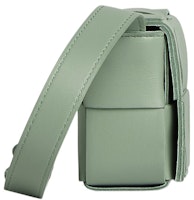 Order Bottega Veneta 糖果卡帶Crossbody包迷你針織新鼠尾草色