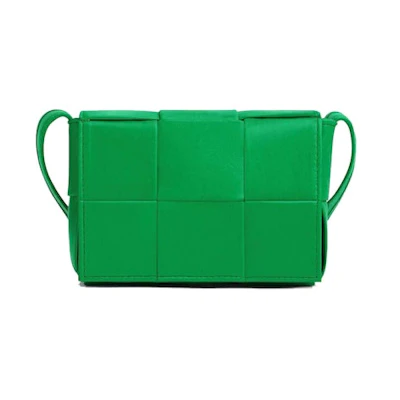 Bottega Veneta Candy Cassette Mini Intreccio Parakeet