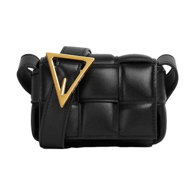 Bottega Veneta Candy Padded Cassette Crossbody Black