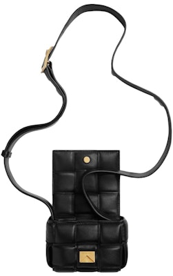 ボッテガ・ヴェネタ キャンディ パッディッド カセット クロスボディ ブラック Lookbook ボッテガ・ヴェネタ キャンディ パッディッド カセット クロスボディ ブラック