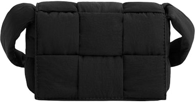 Bottega Veneta Candy Padded Tech Cassette Crossbody Bag Mini Black Bottega Veneta Candy Padded Tech Cassette Crossbody Bag Mini Black