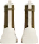 Shop Bottega Veneta Sepatu Boot Kanvas Combat 'Olive White' 730234V2R103690
