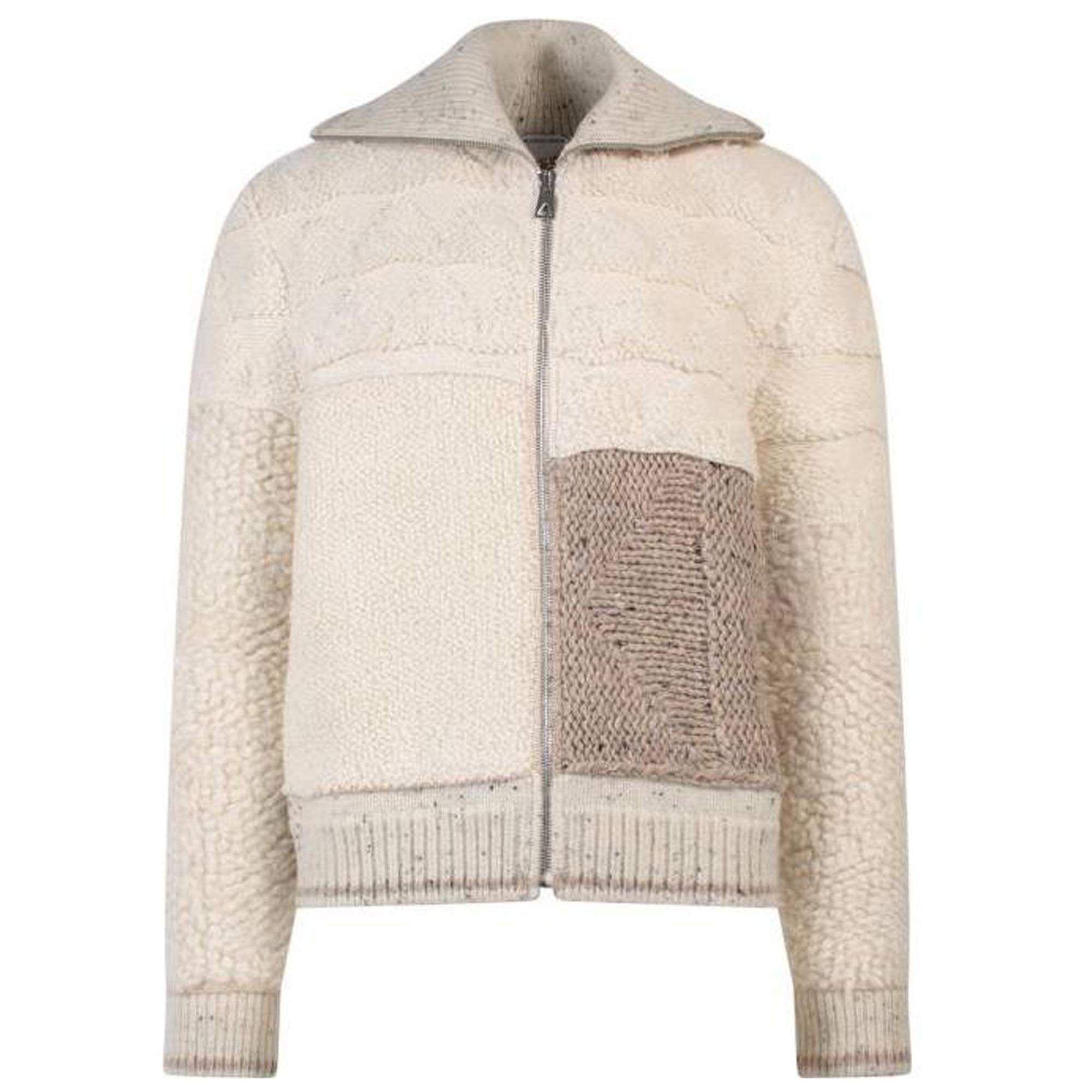 Bottega Veneta Cashmere Knit Sweater Polo FW22 Beige 720809V2D409793