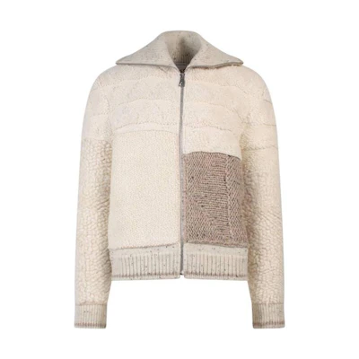 Bottega Veneta Cashmere Knit Sweater Polo FW22 Beige 720809V2D409793
