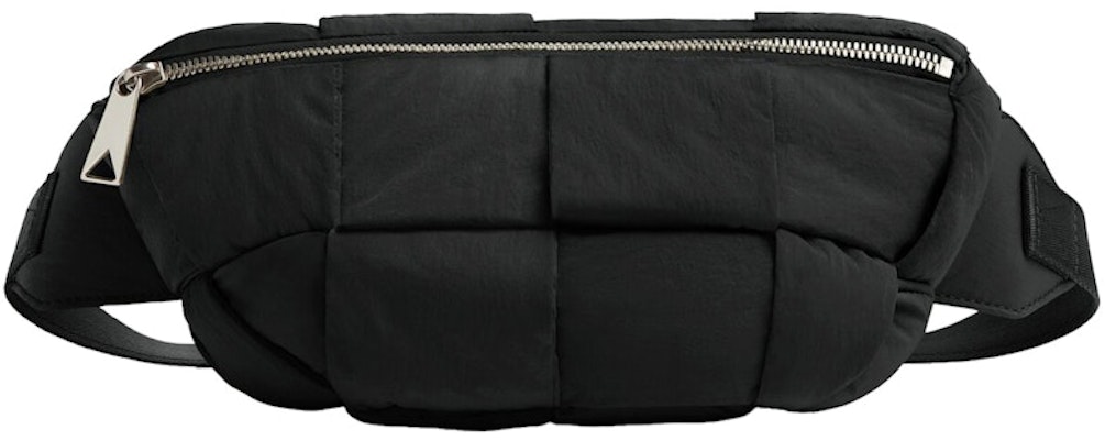 Bottega Veneta Cassette Bumbag Intreccio Hitam Buy Bottega Veneta Cassette Bumbag Intreccio Hitam