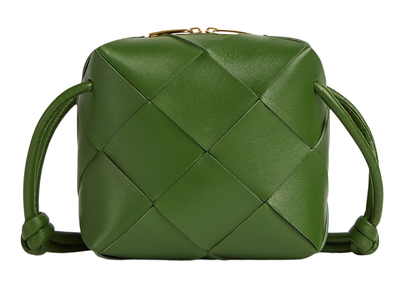 Bottega Veneta Cassette Camera Bag Mini Intreccio Avocado