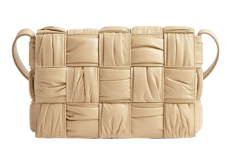 Bottega Veneta Cassette Crossbody Bag Foulard Intreccio Porridge