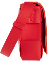 Order Bottega Veneta 字形編織紅石色單肩斜背包