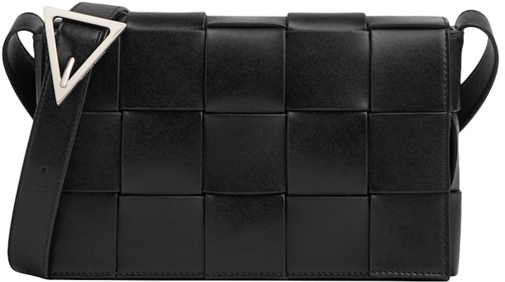 Bottega Veneta Cassette Intreccio Crossbody Bag Black/Parakeet Buy Bottega Veneta Cassette Intreccio Crossbody Bag Black/Parakeet