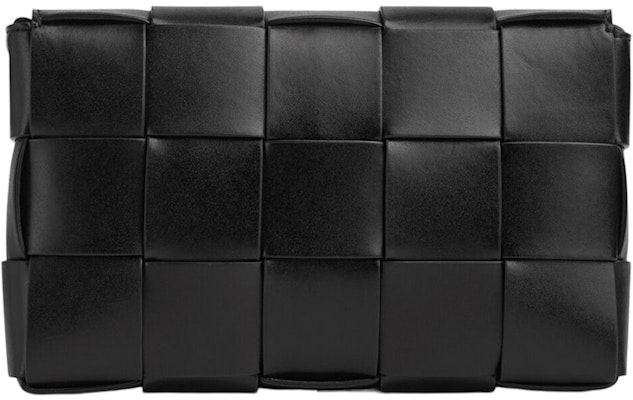 Bottega Veneta Cassette Intreccio Crossbody Bag Black/Parakeet Order Bottega Veneta Cassette Intreccio Crossbody Bag Black/Parakeet