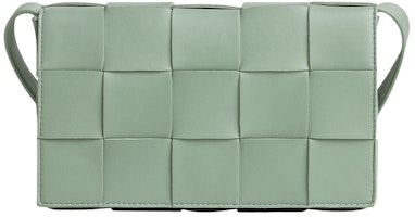 Bottega Veneta Cassette Intreccio Crossbody Bag New Sauge Bottega Veneta Cassette Intreccio Crossbody Bag New Sauge